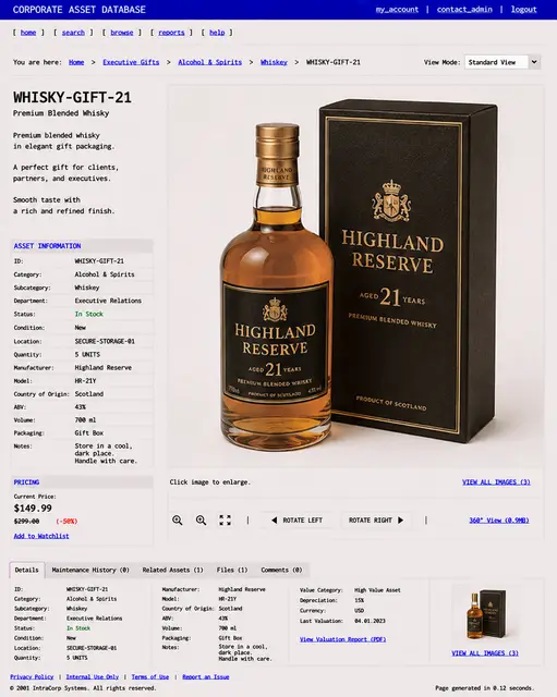 ITEM #317, WHISKY-GIFT-21 by don't Buy