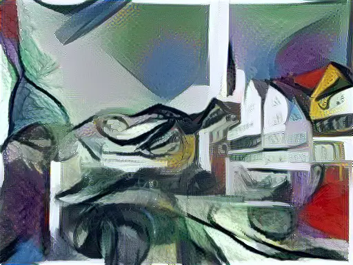 Ri Tuebingen Neckarfront - Gi Picasso Still Life,
"A Neural Algorithm of Artistic Style", Unpublished by Leon Gatys
